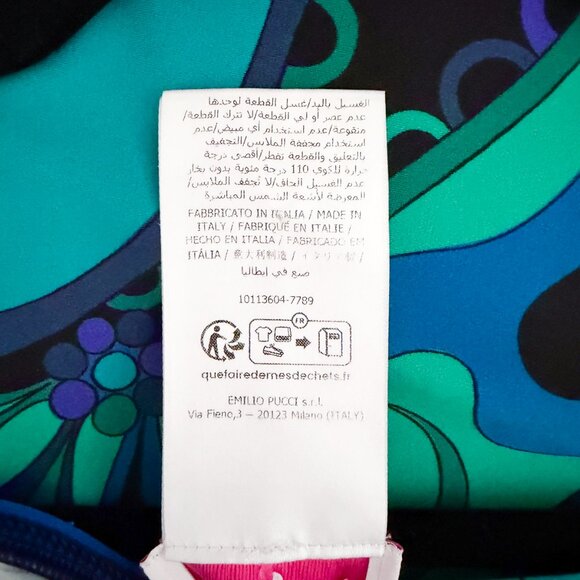 PUCCI Blue Orchidee Printed Off-the-shoulder Romper - Picture 16 of 16